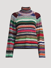 Fair Trade Cashmere Up-Knit Turtleneck Sweater
