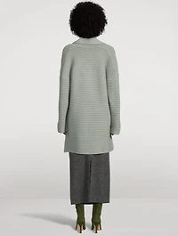 Fair Trade Cashmere AI-Inspired Long Cardigan