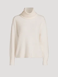 Fair Trade Cashmere AI-Inspired Turtleneck Sweater