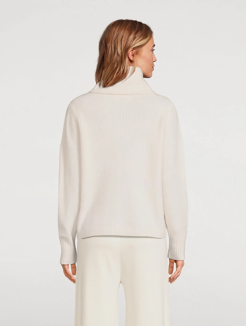 Fair Trade Cashmere AI-Inspired Turtleneck Sweater