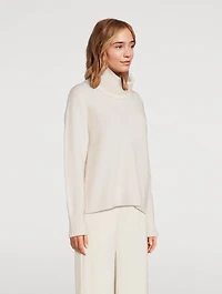 Fair Trade Cashmere AI-Inspired Turtleneck Sweater