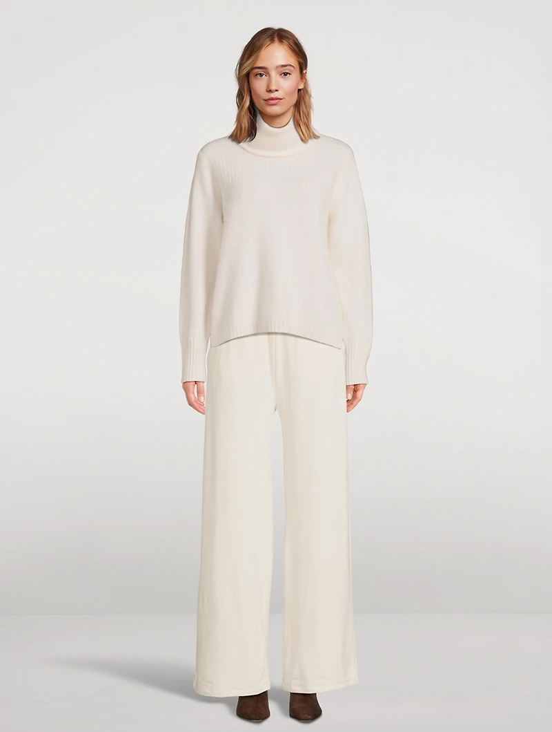Fair Trade Cashmere AI-Inspired Turtleneck Sweater