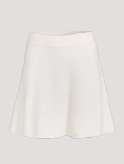Fair Trade Cashmere AI-Inspired Mini Skirt
