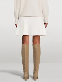 Fair Trade Cashmere AI-Inspired Mini Skirt