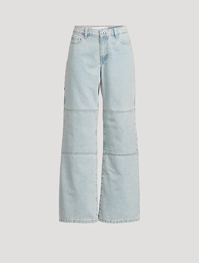 Bianca Mid-Rise Wide-Leg Jeans