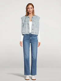 Blake Sleeveless Denim Jacket
