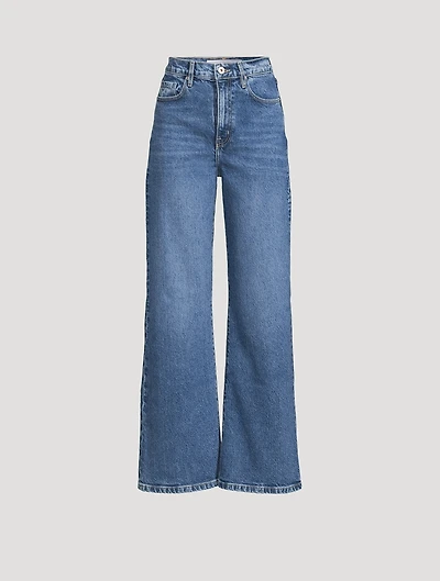 Ellie High-Waisted Wide-Leg Jeans