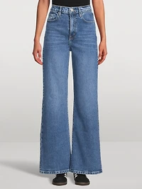 Ellie High-Waisted Wide-Leg Jeans
