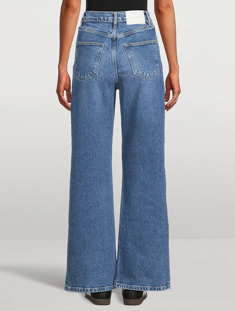 Ellie High-Waisted Wide-Leg Jeans