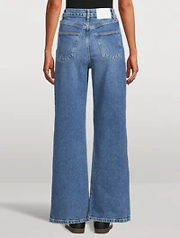 Ellie High-Waisted Wide-Leg Jeans