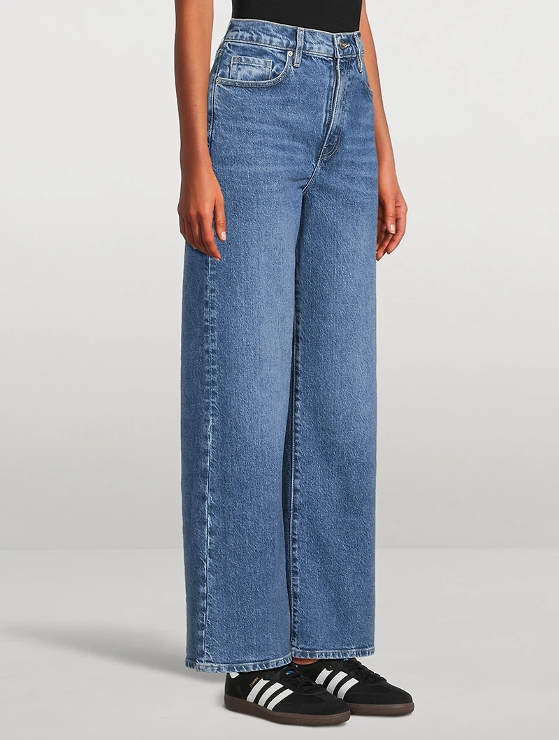 Ellie High-Waisted Wide-Leg Jeans