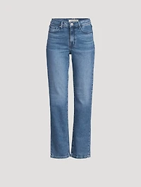 Zoe High-Waisted Straight-Leg Jeans