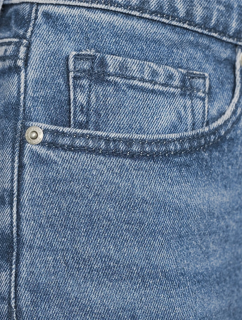 Zoe High-Waisted Straight-Leg Jeans