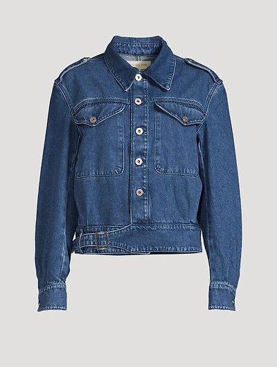Sawyer Belted Denim Jacket