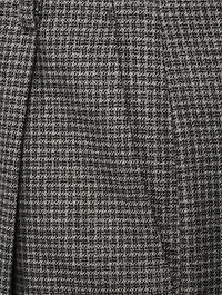 Wide-Leg Trousers Micro Check Print