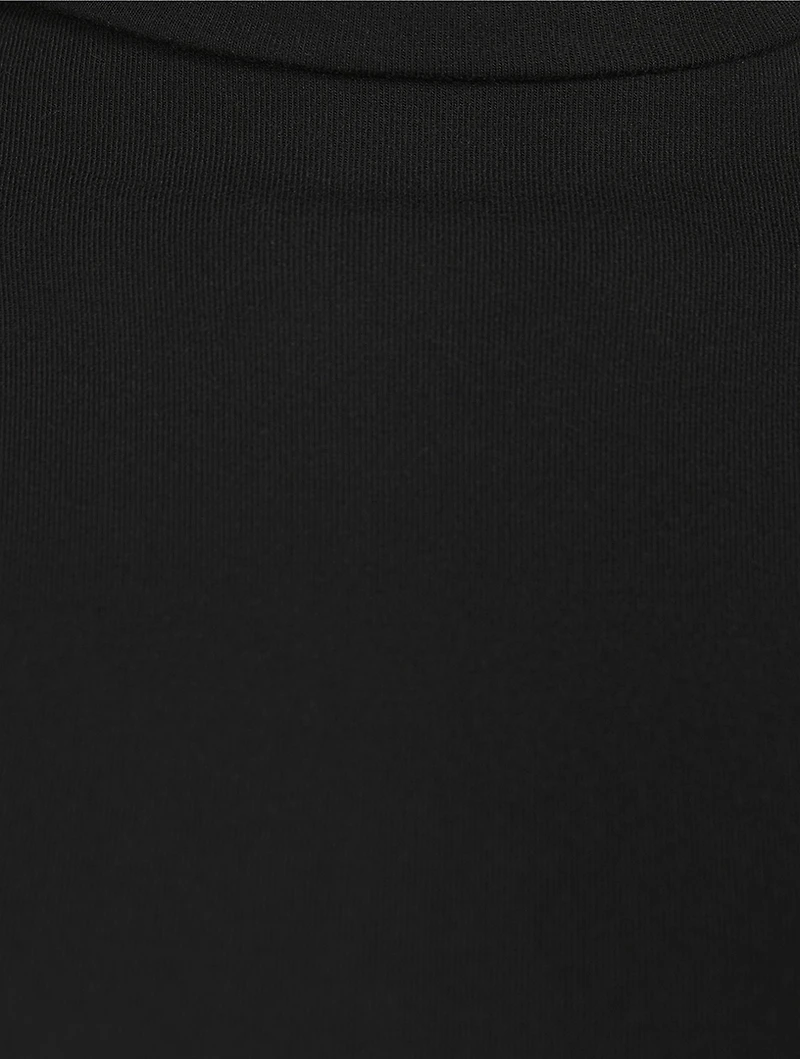 Sleeveless Turtleneck Top