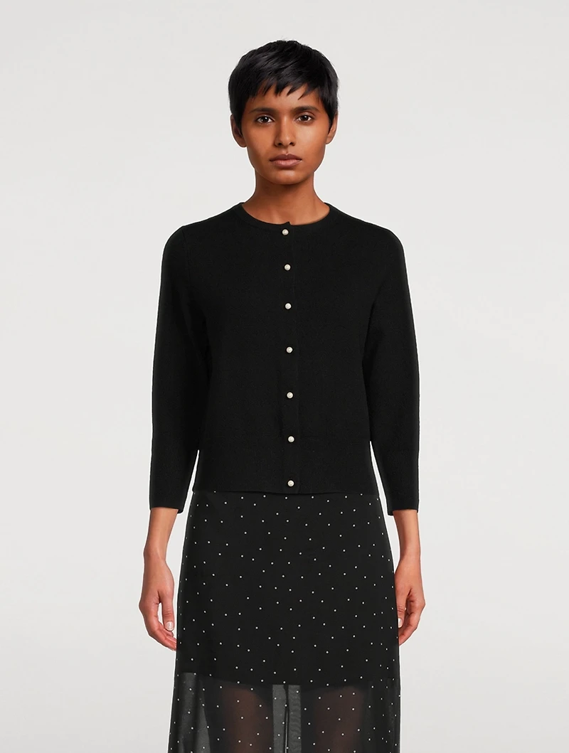Pearl-Button Cardigan