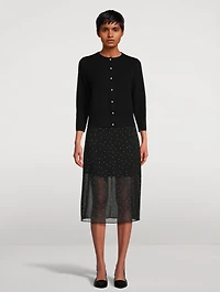 Pearl-Button Cardigan