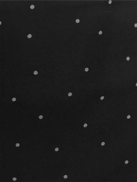 Chiffon Overlay Midi Skirt Polka Dot Print