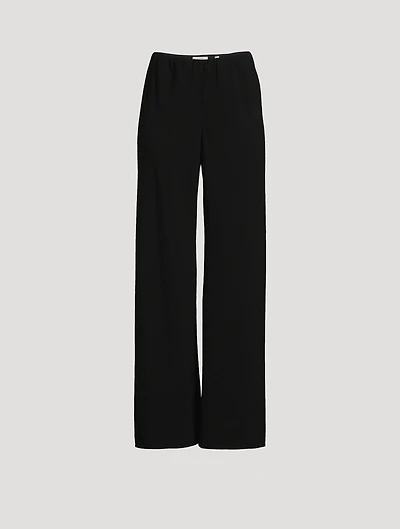Bias Crêpe Trousers
