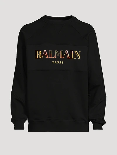 Vintage Balmain Embroidered Sweatshirt