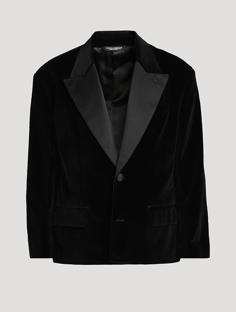Oversized Velvet Jacket