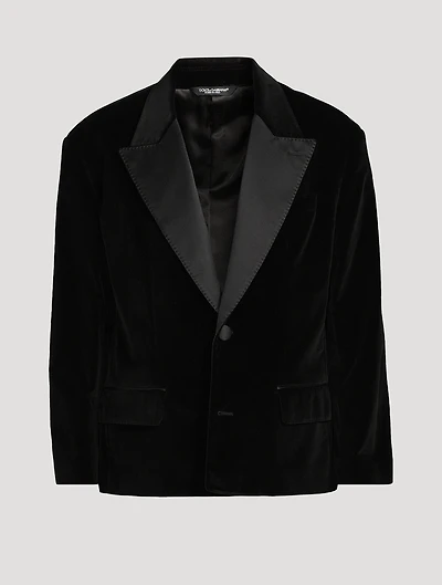 Oversized Velvet Jacket