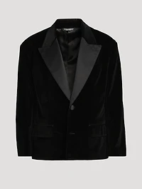Oversized Velvet Jacket