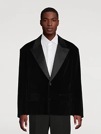 Oversized Velvet Jacket