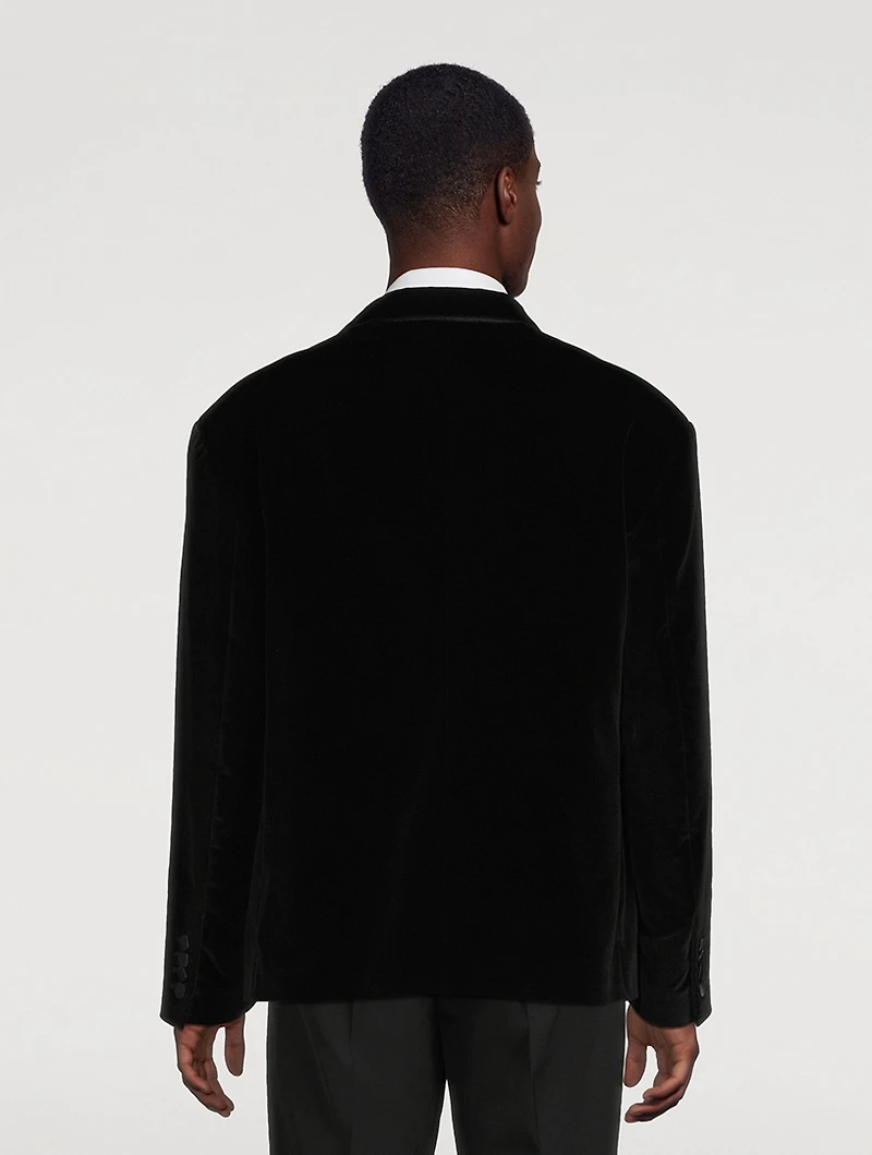Oversized Velvet Jacket