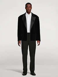 Oversized Velvet Jacket