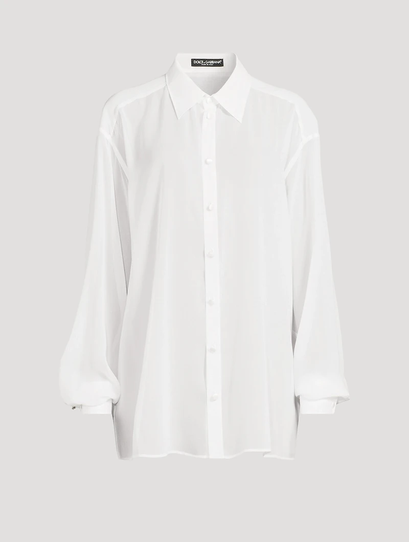 Silk Long-Sleeve Shirt