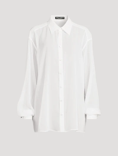 Silk Long-Sleeve Shirt