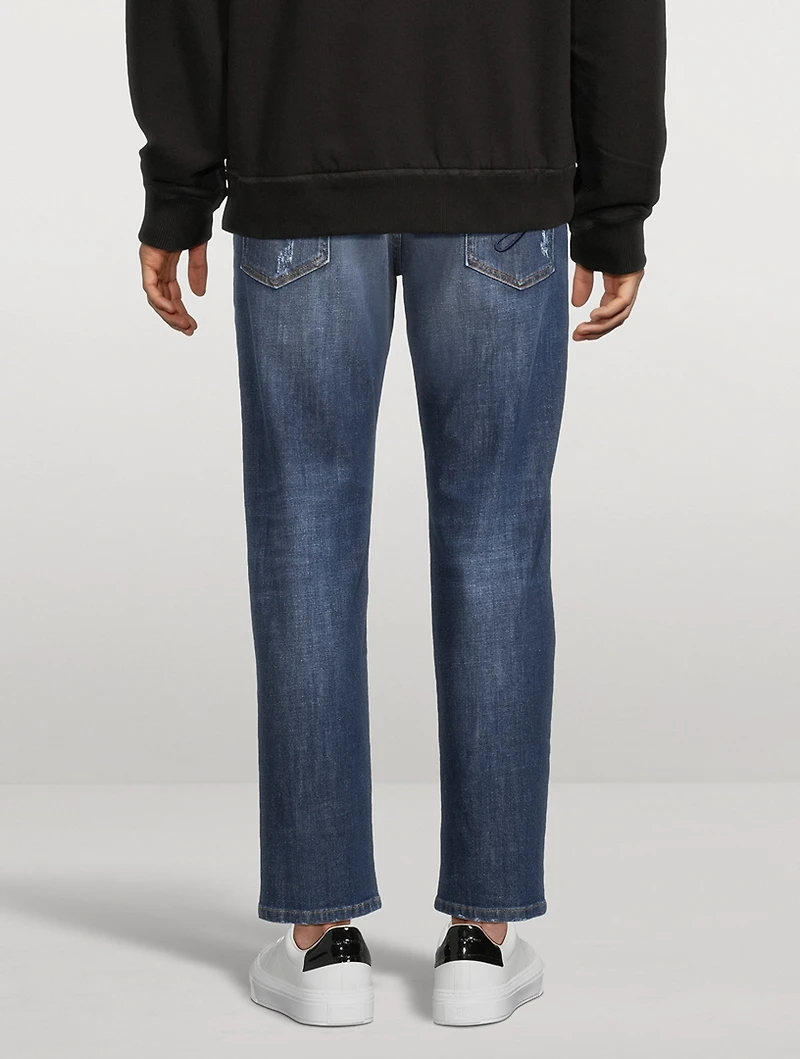Loose Stretch Denim Jeans