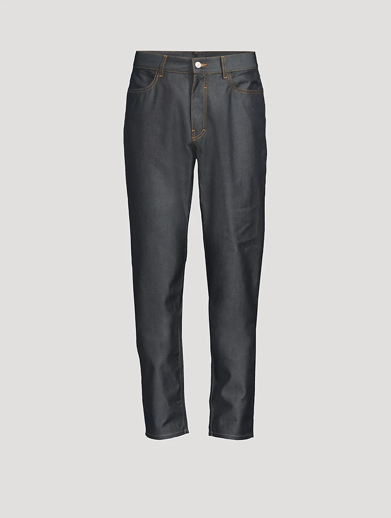 Skinny Straight Denim Pants