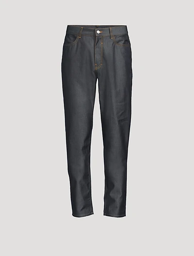 Skinny Straight Denim Pants