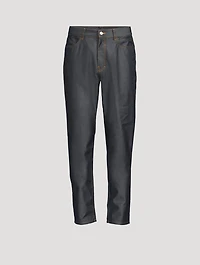 Skinny Straight Denim Pants