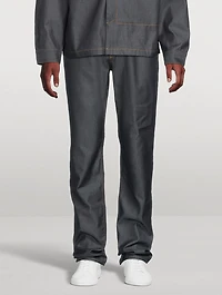 Skinny Straight Denim Pants