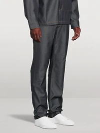 Skinny Straight Denim Pants