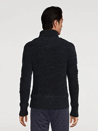 Chenille Turtleneck Sweater