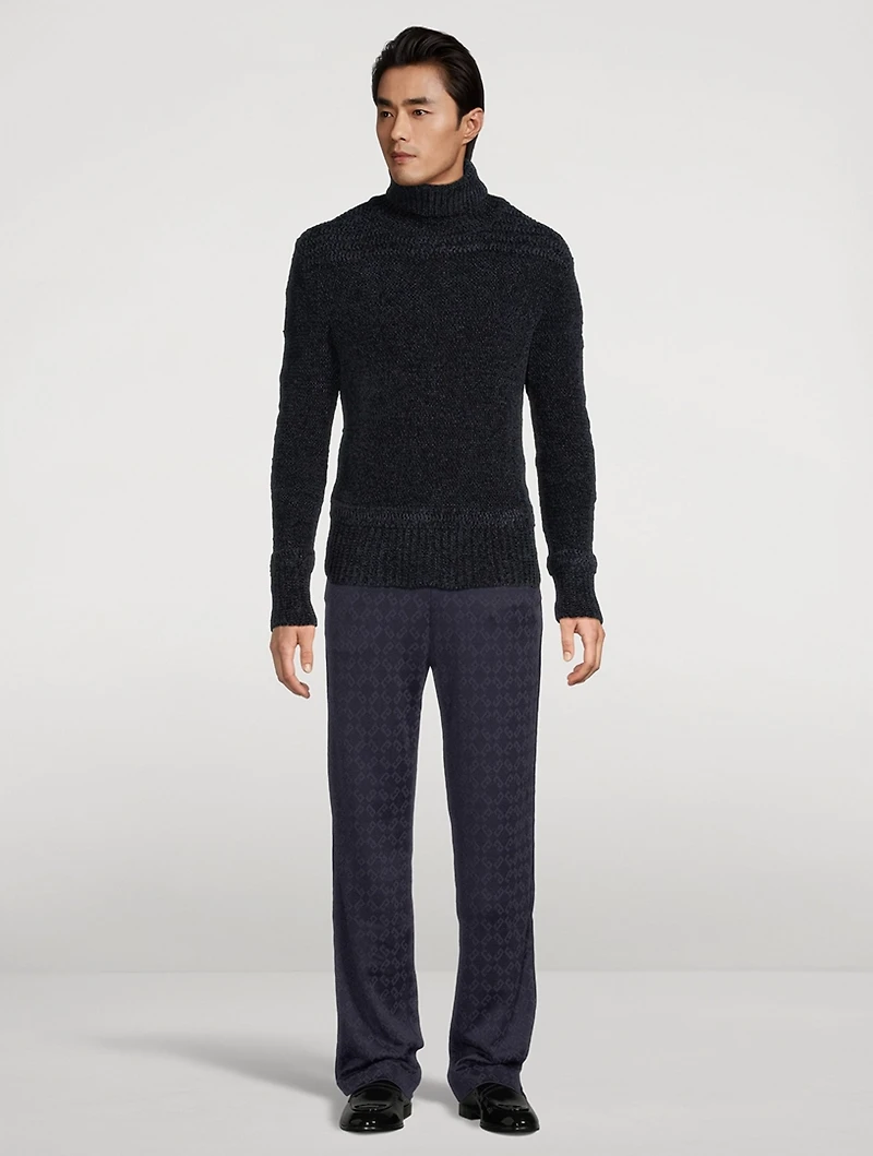 Chenille Turtleneck Sweater