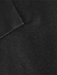 Mixed-Media Bomber Jacket