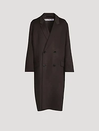 Double-Breasted Wool Coat