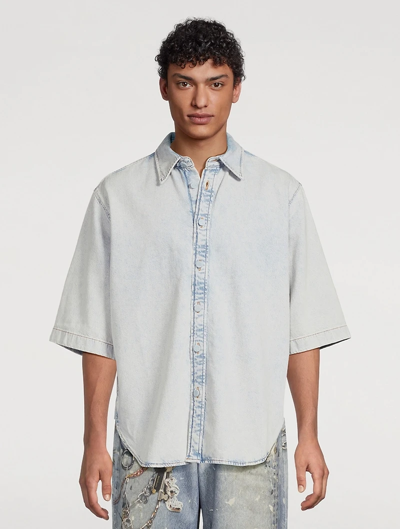 Oversized Denim Shirt