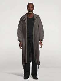 Edge Pleated Trench Coat