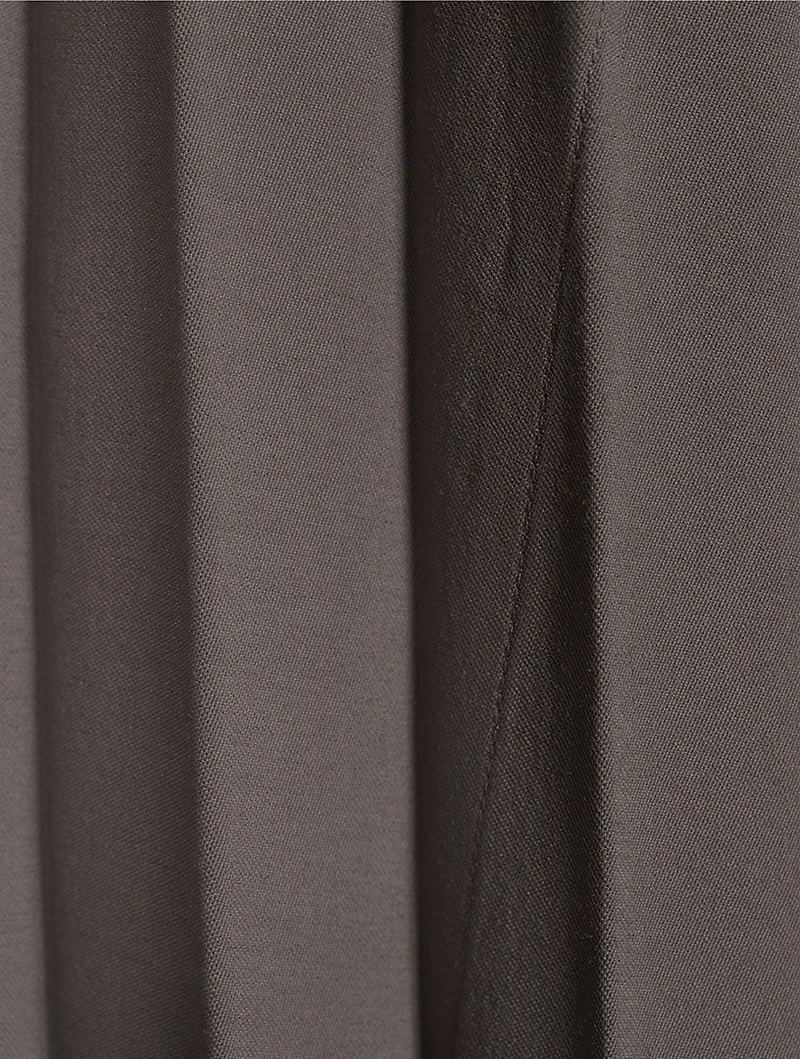 Edge Pleated Trench Coat