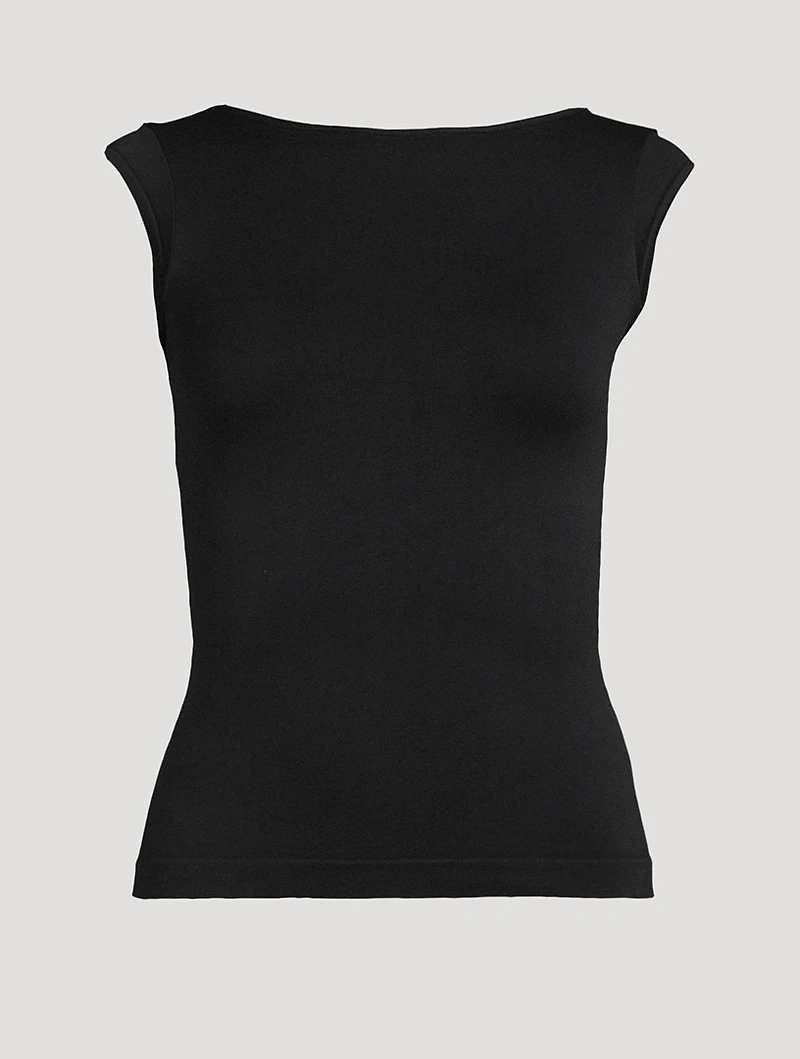 Low-Back Seamless T-Shirt