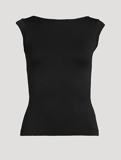 Low-Back Seamless T-Shirt
