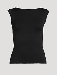 Low-Back Seamless T-Shirt