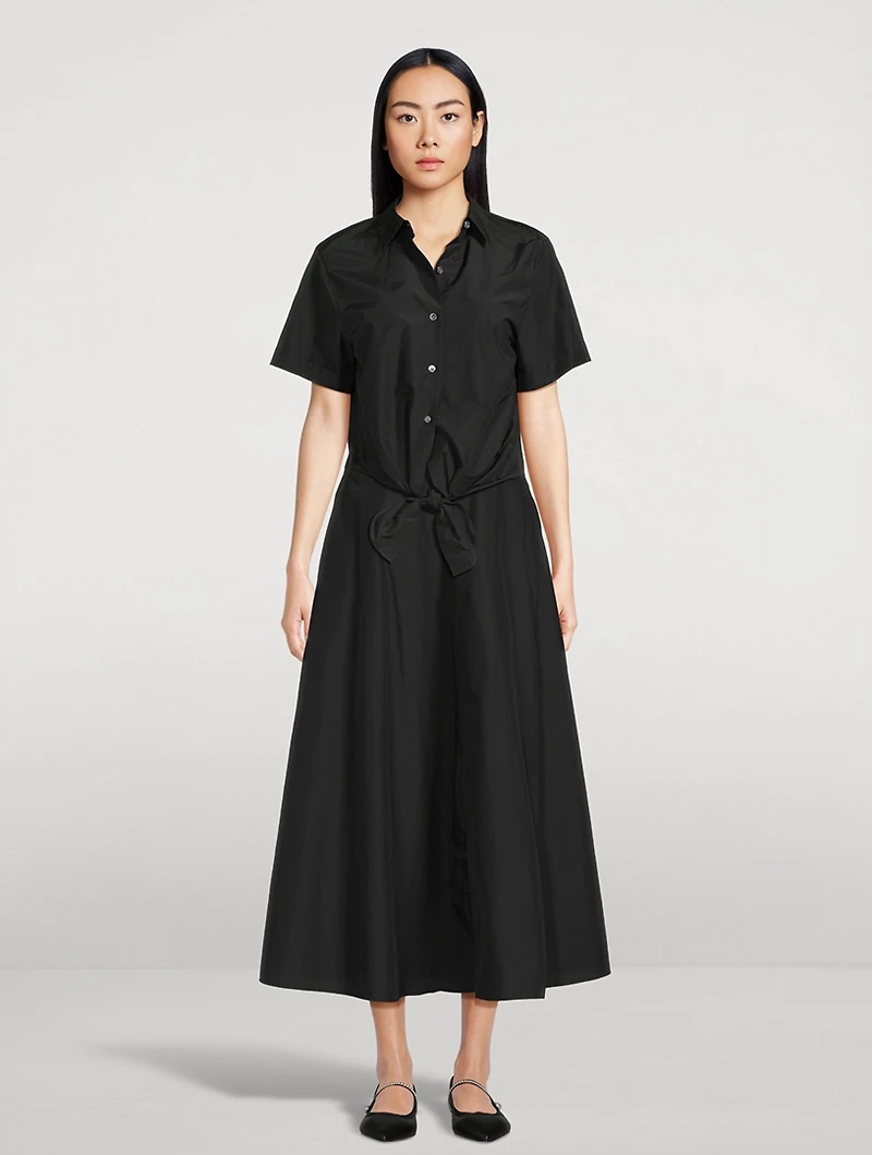 Poplin Midi Skirt
